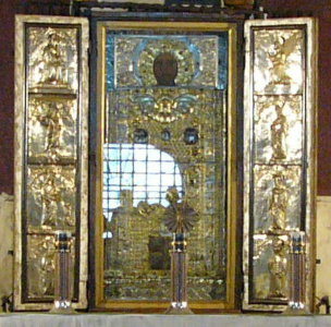 L'icona del Cristo Lateranense, cappella Sancta Sanctorum, Roma