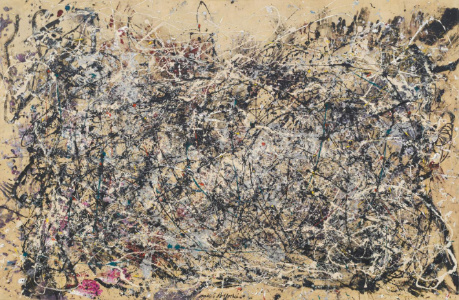 Jackson Pollock, 'Number 1', olio e vernice su tela, 1948