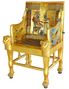 Il trono d'oro di Tutankhamon