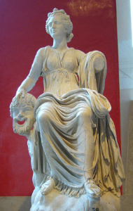 La musa Melpomene