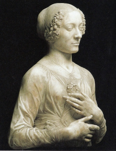 Andrea del Verrocchio, 'Dama col mazzolino'